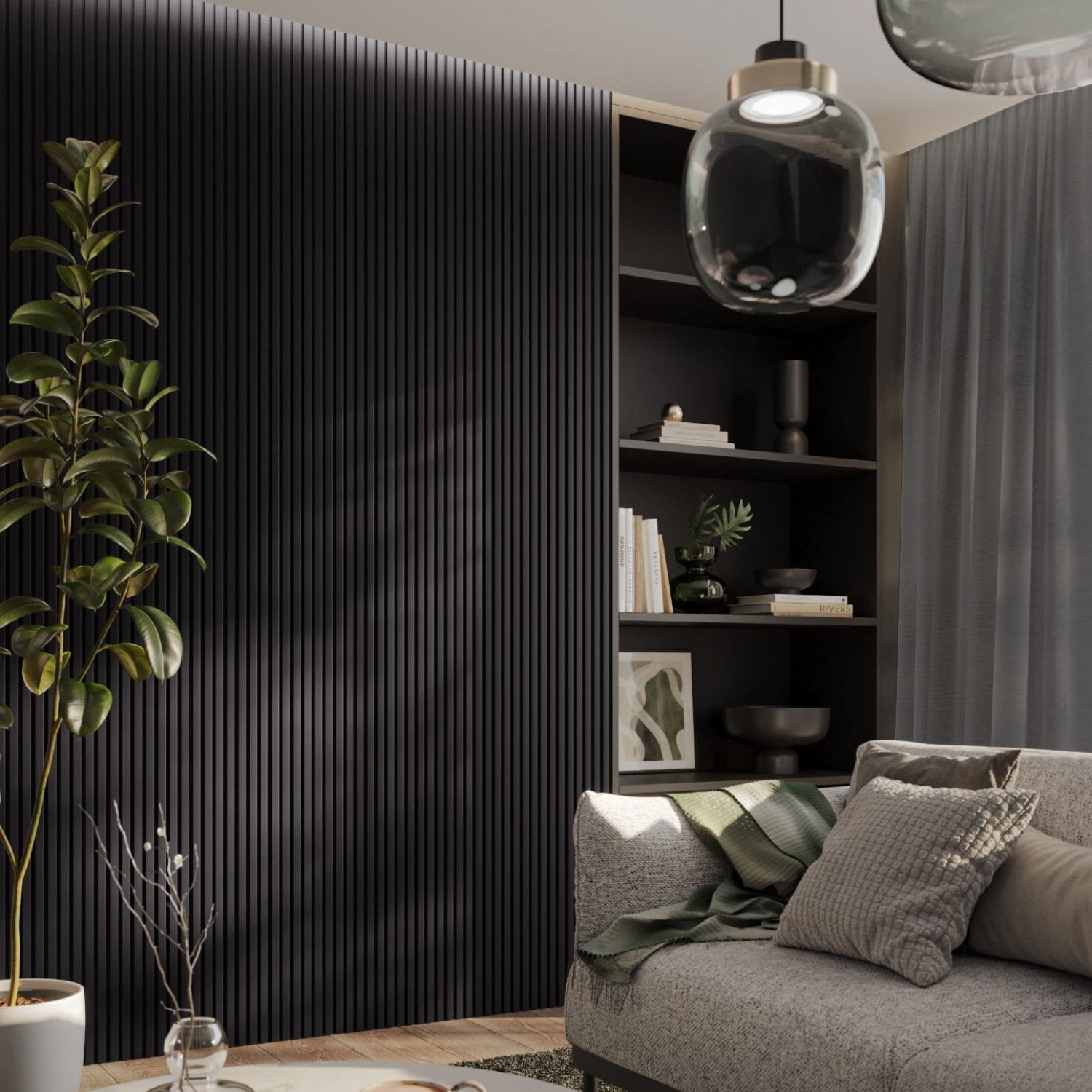 MINILAMELE - CZARNY MAT