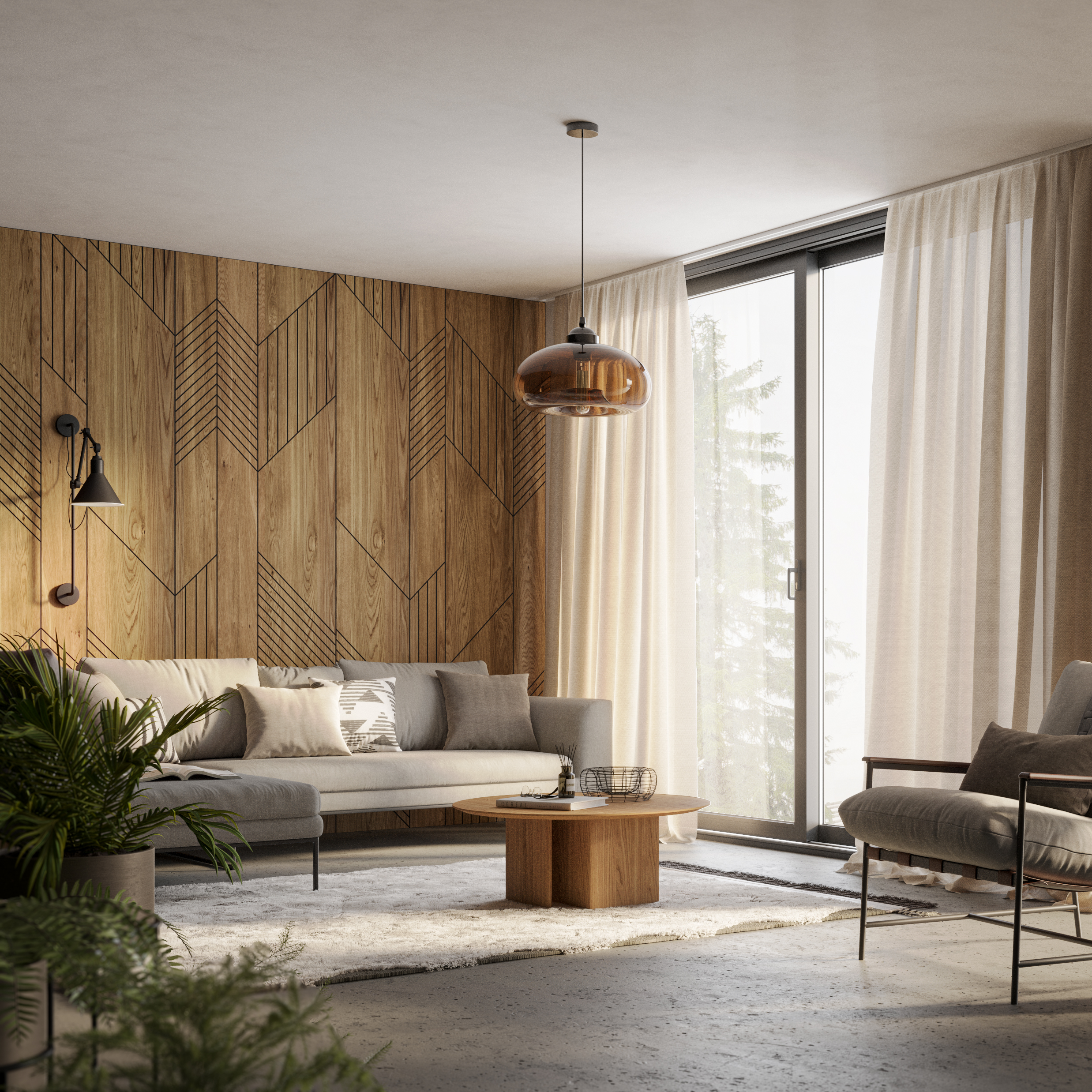 PANEL FREZOWANY - OSLO - LAMELE3D