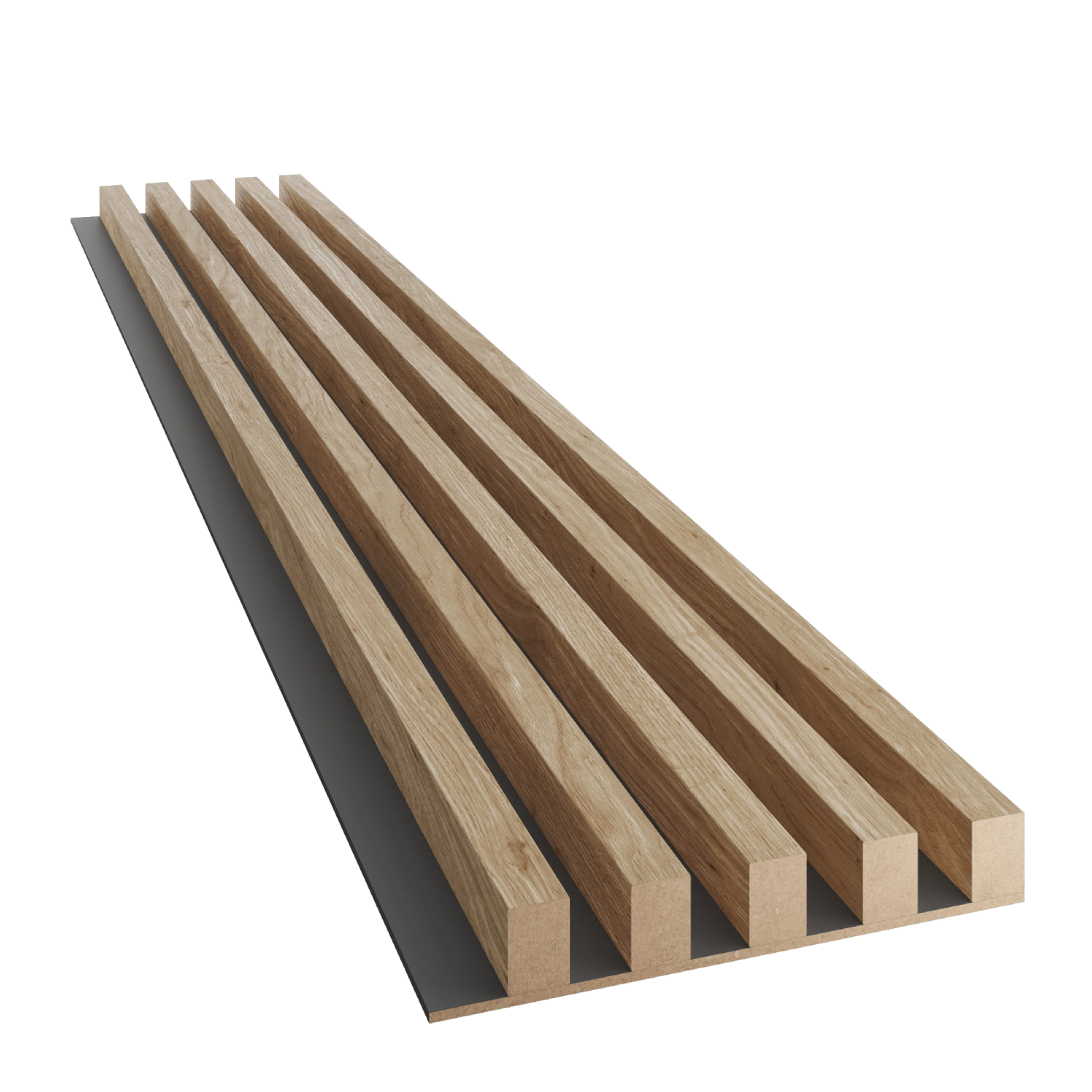 LAMELE NA PŁYCIE MDF - DĄB NATURA