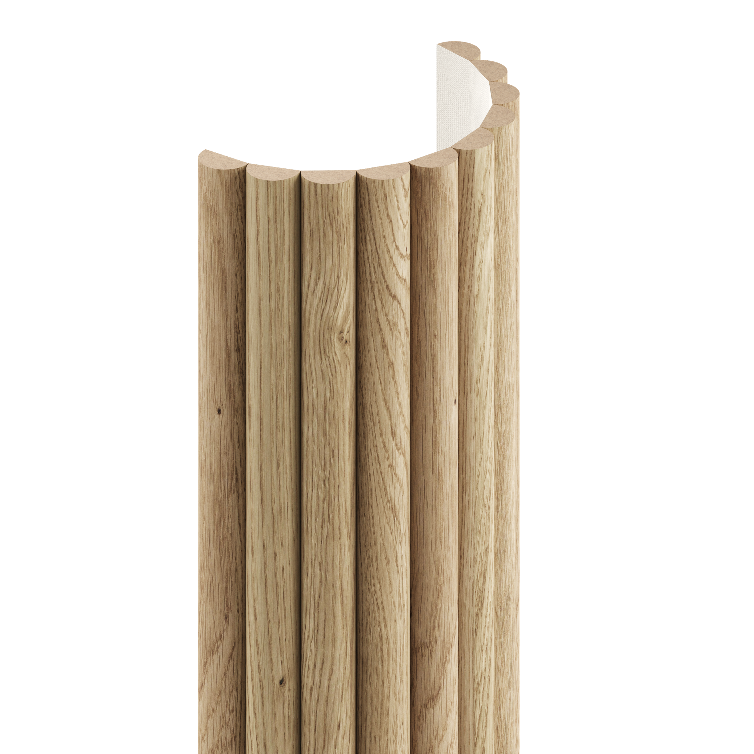 LAMELE NA TKANINIE VAG - FORNIR DĘBOWY - LAMELE3D