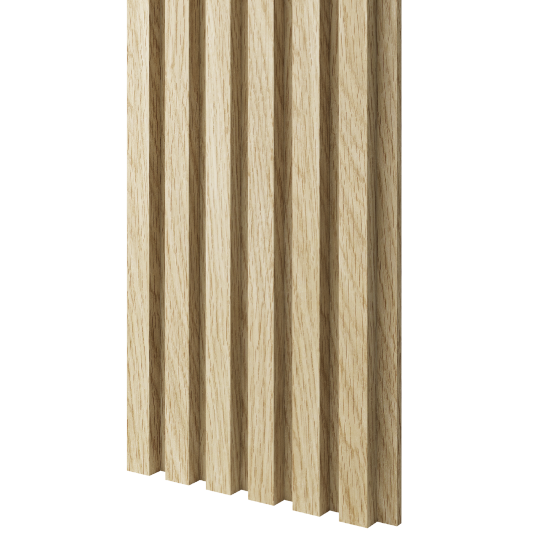 LAMELE SLIM NA OKLEINOWANEJ PŁYCIE MDF - DĄB EUROPEJSKI CPL