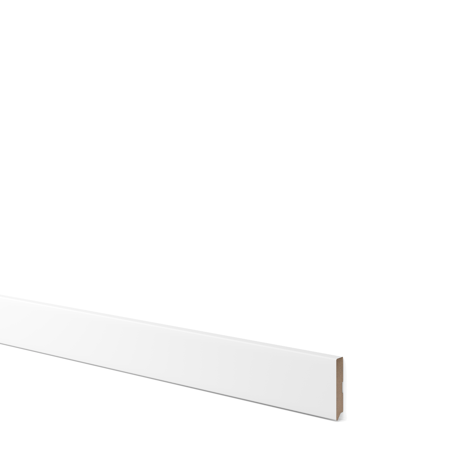 LISTWY PRZYPODŁOGOWE - BIAŁE - 275 CM - LAMELE3D