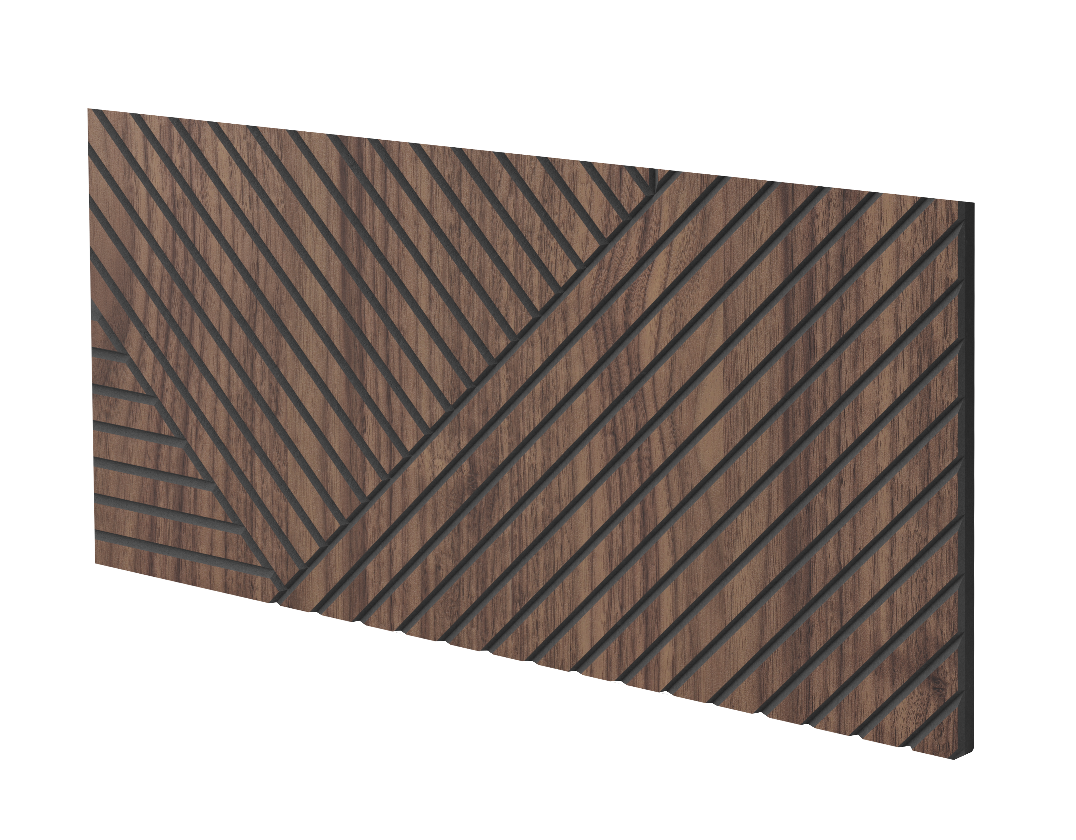 PANEL FREZOWANY - SEVILLA - FORNIR ORZECH AMERYKAŃSKI - LAMELE3D