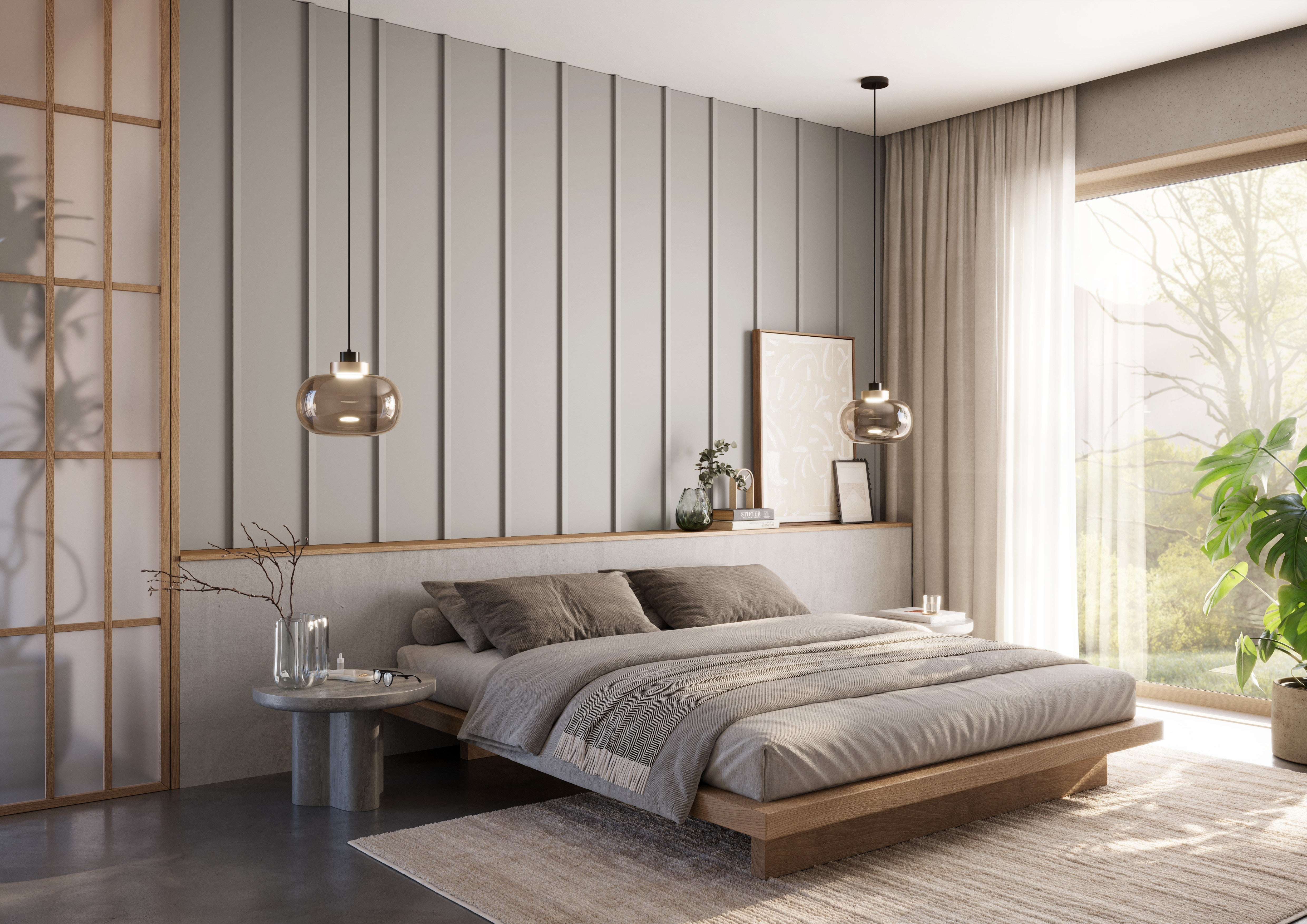 Panel Japandi - Piaskowy beż