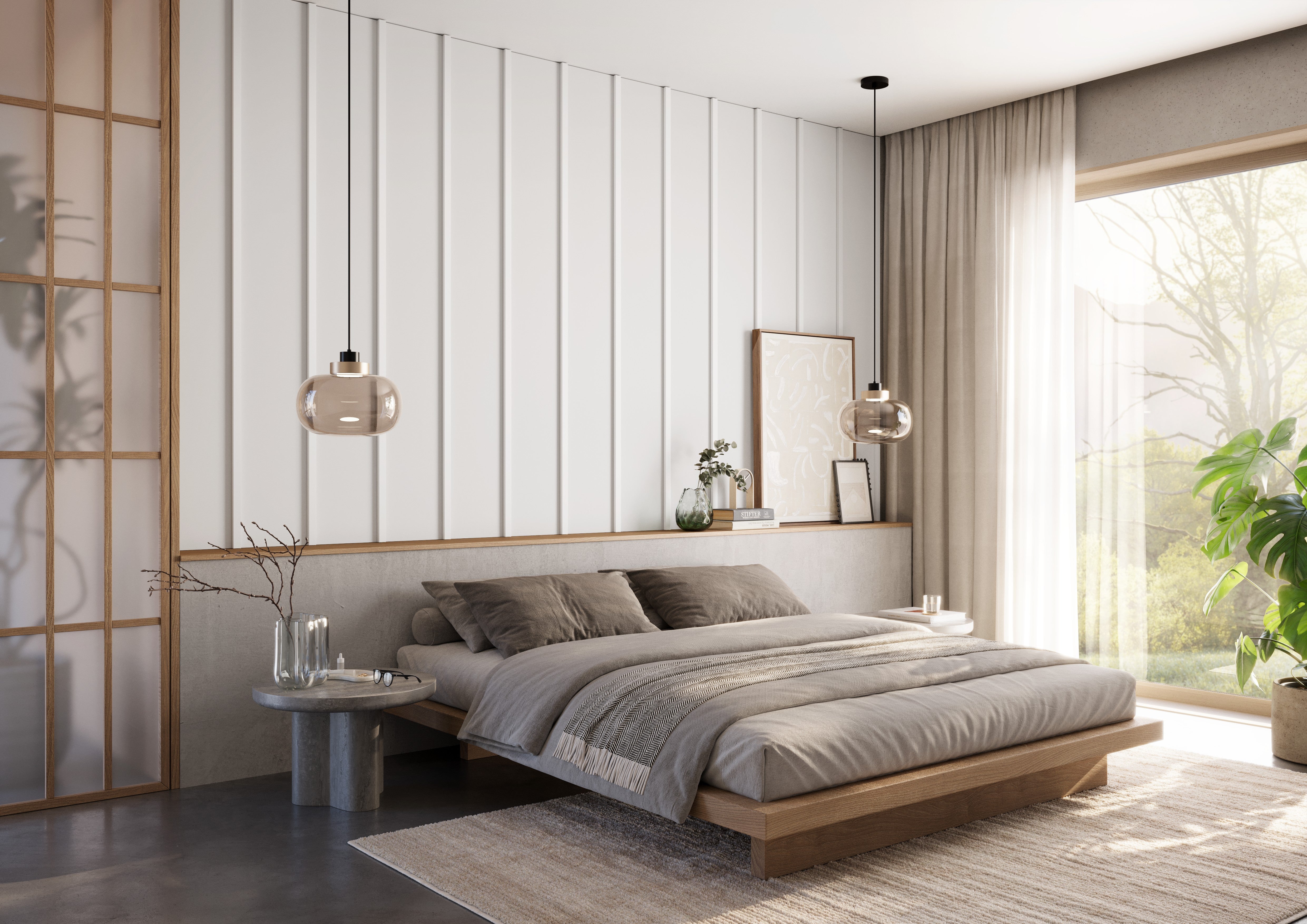 Panel Japandi - Biały mat