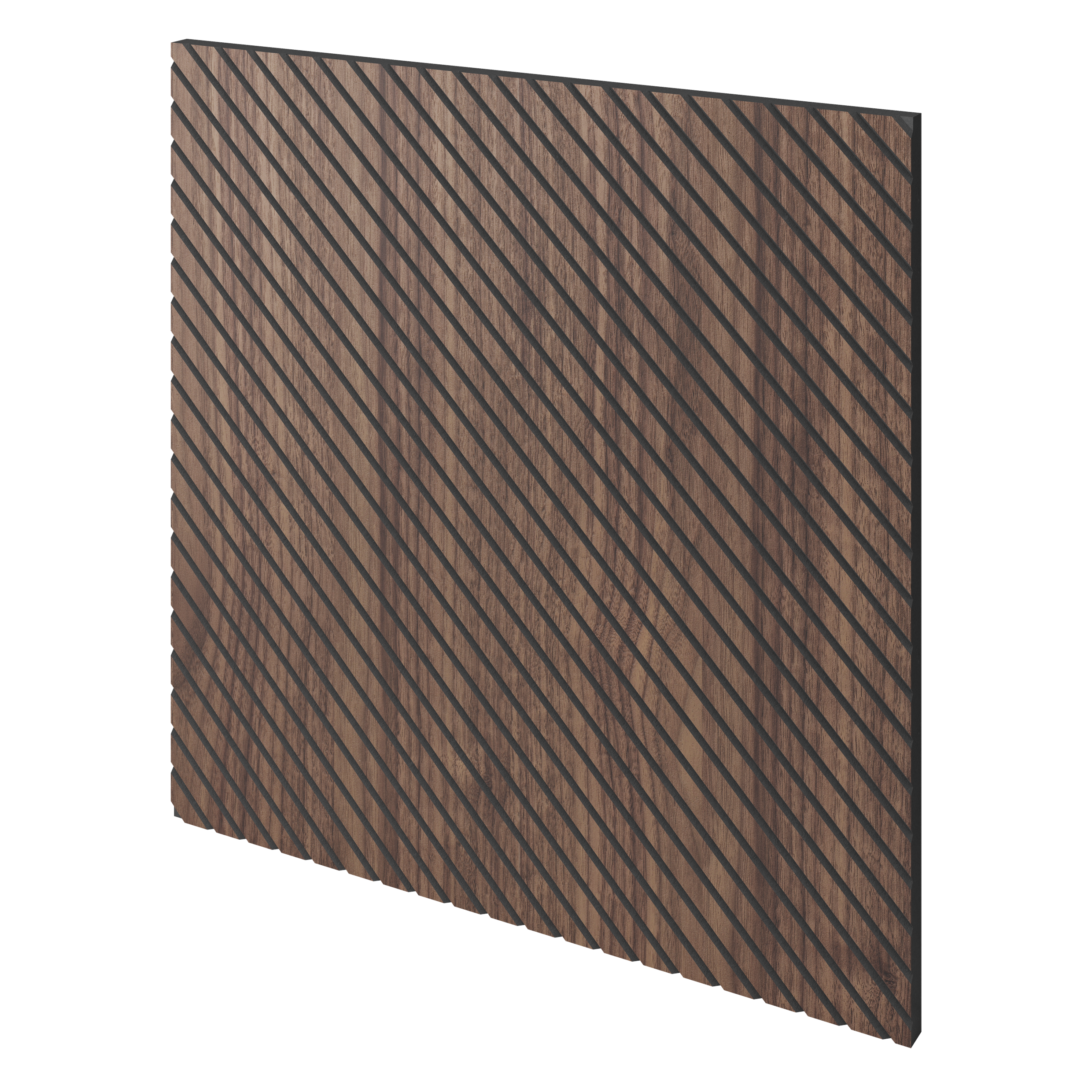 PANEL FREZOWANY - BREKKA - FORNIR ORZECH AMERYKAŃSKI - LAMELE3D