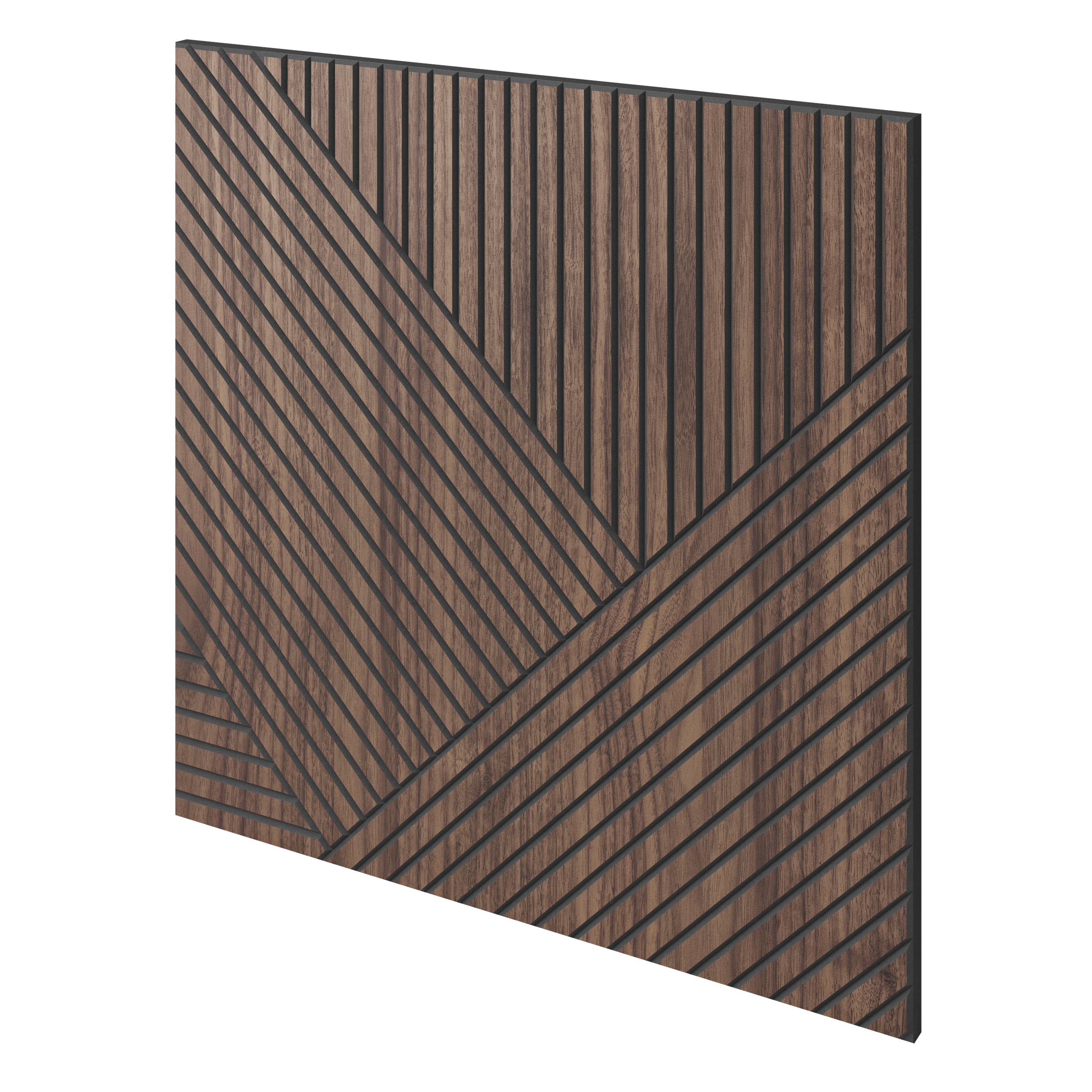 PANEL FREZOWANY - GRANADA - FORNIR ORZECH AMERYKAŃSKI - LAMELE3D