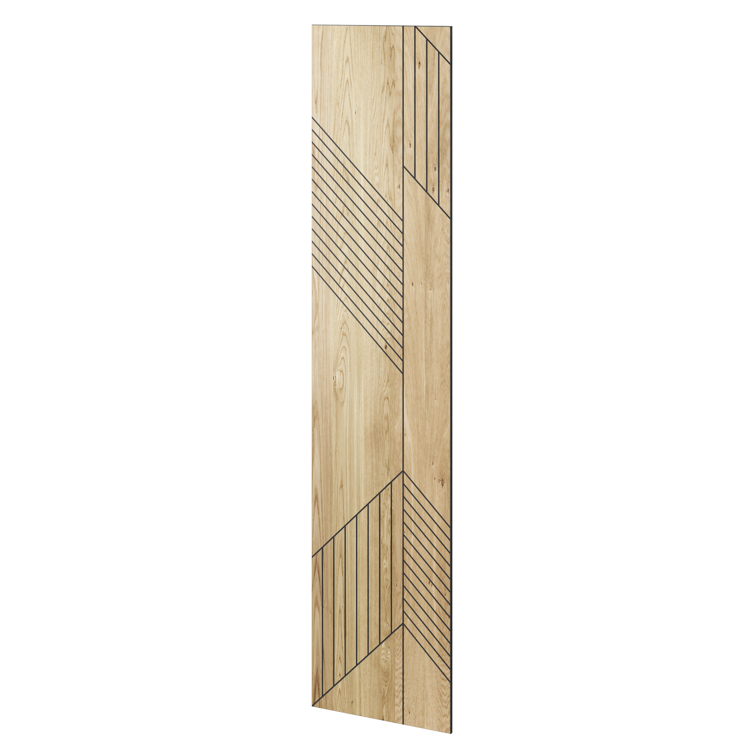 PANEL FREZOWANY - OSLO - LAMELE3D