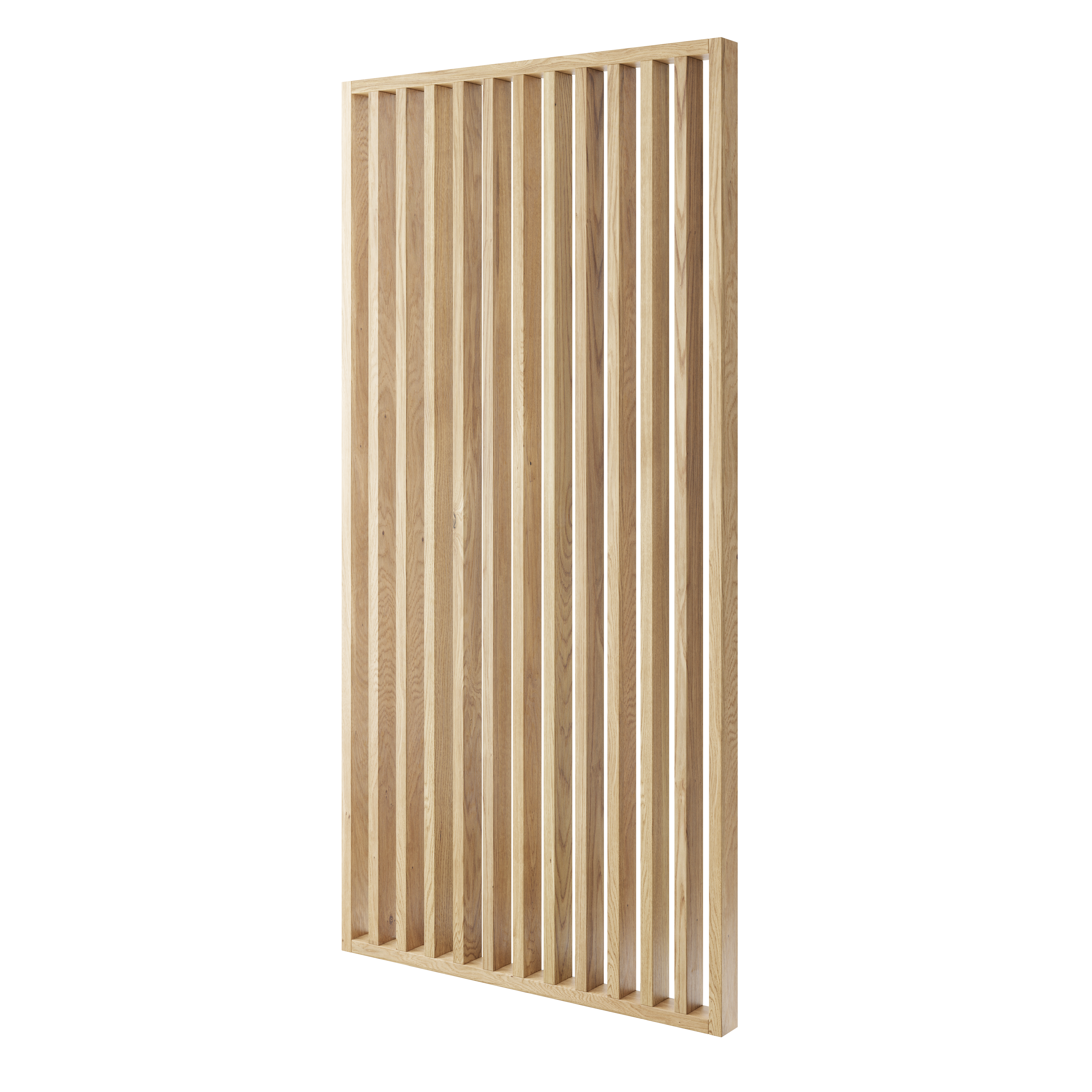 ŚCIANKA Z LAMELI - GOTOWY ZESTAW - FORNIR DĘBOWY - LAMELE3D