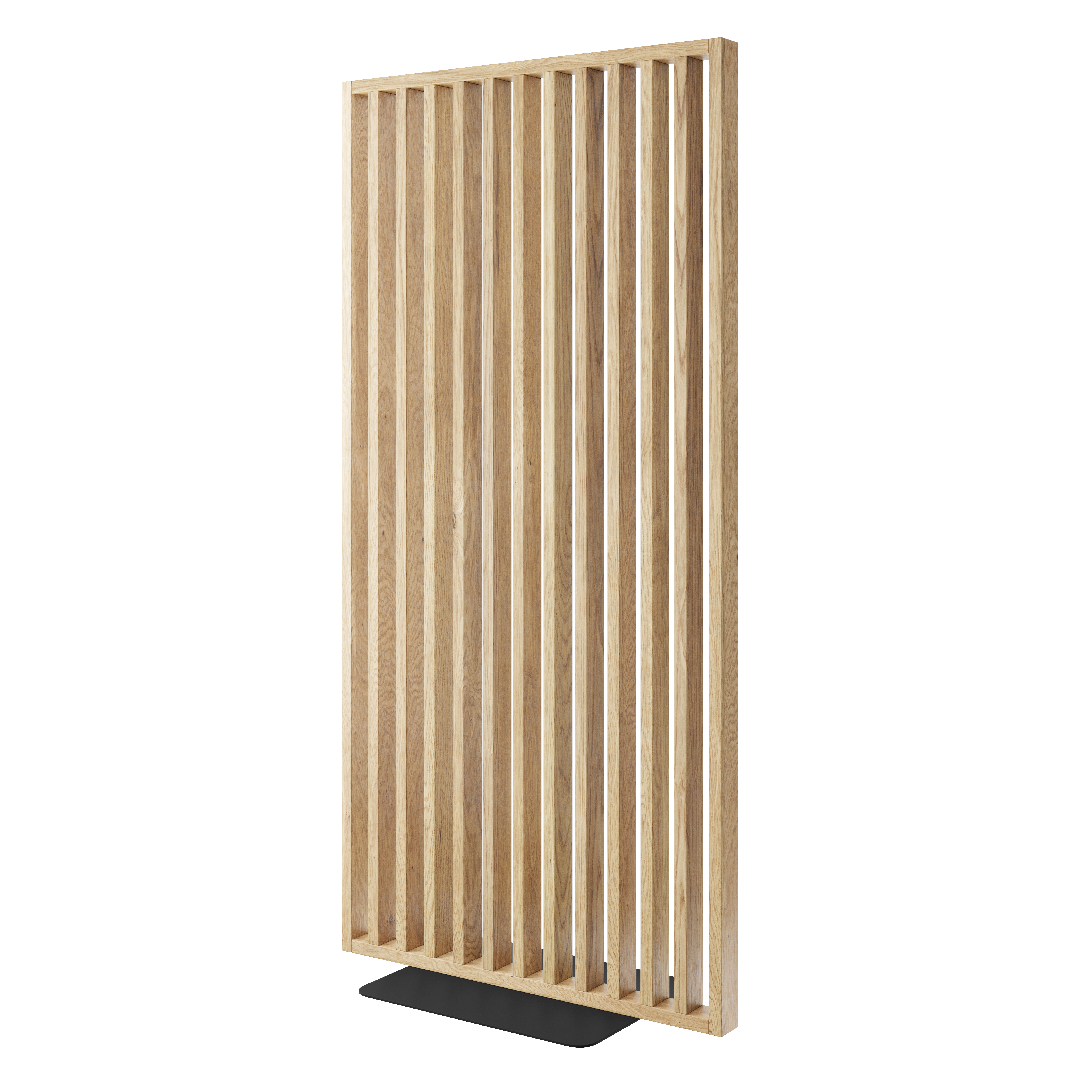 ŚCIANKA DZIAŁOWA Z PODSTAWĄ - GOTOWY ZESTAW - FORNIR DĘBOWY