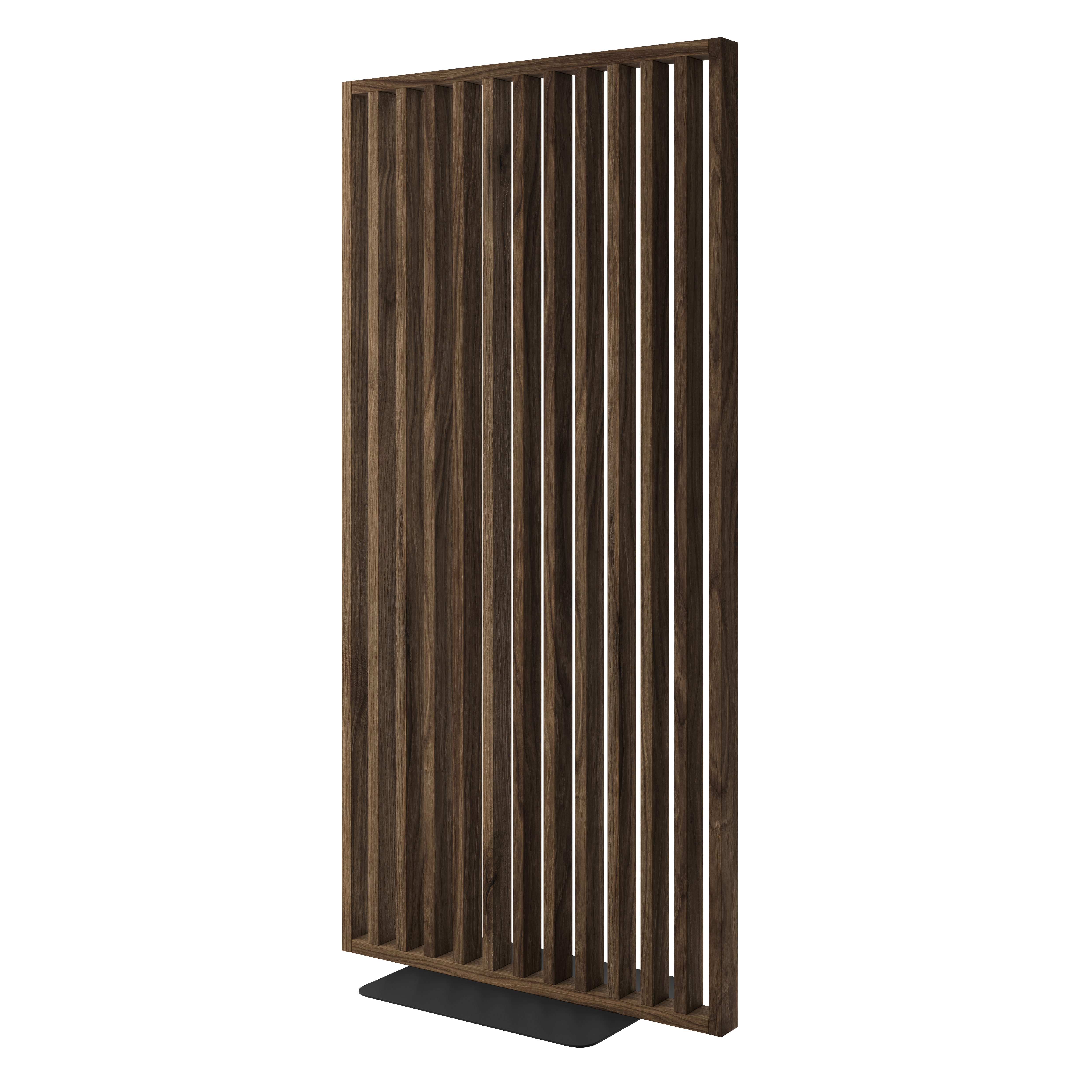 ŚCIANKA DZIAŁOWA Z PODSTAWĄ - GOTOWY ZESTAW - ORZECH KLASYCZNY