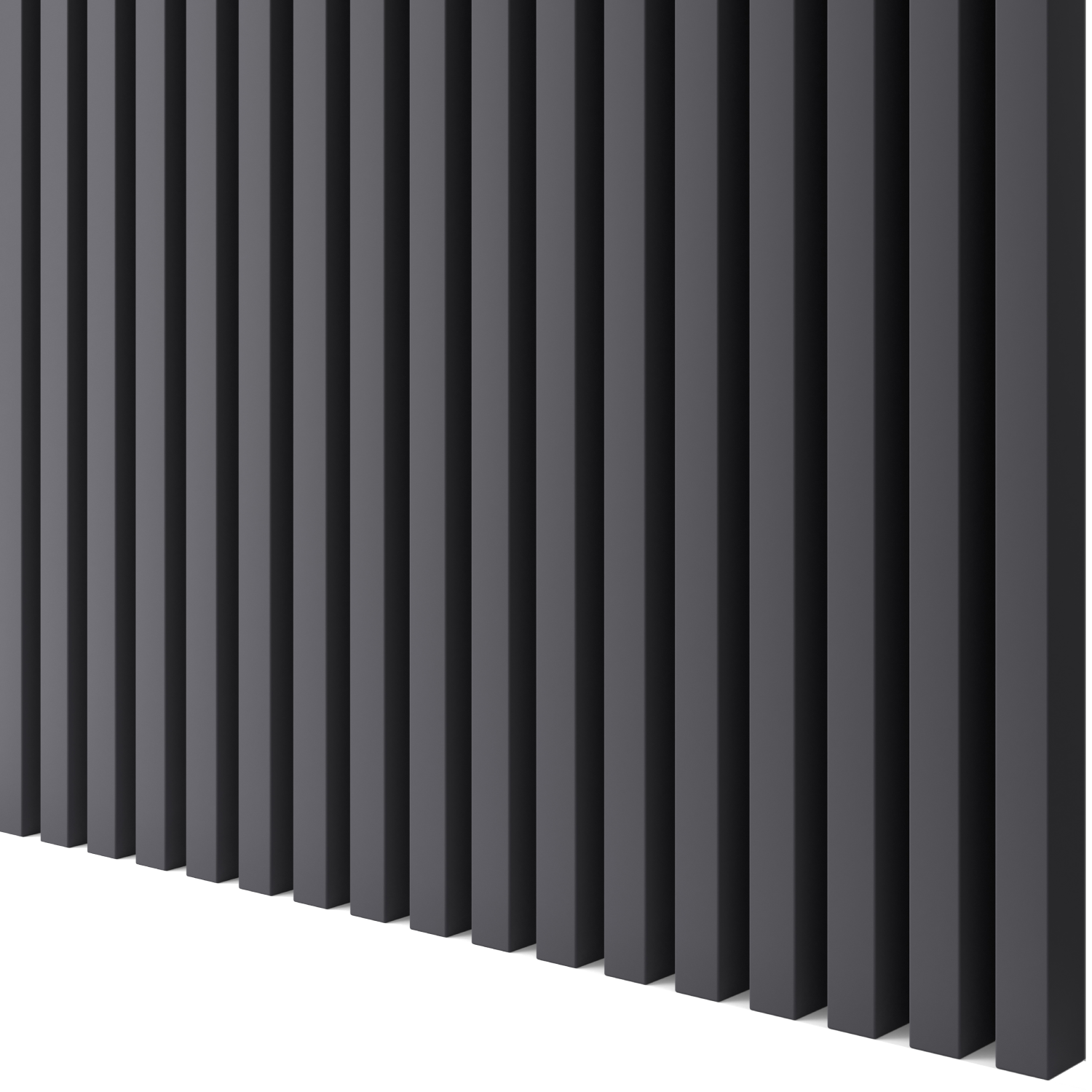 LAMELE 3D ŚCIENNE - GRAFIT MAT
