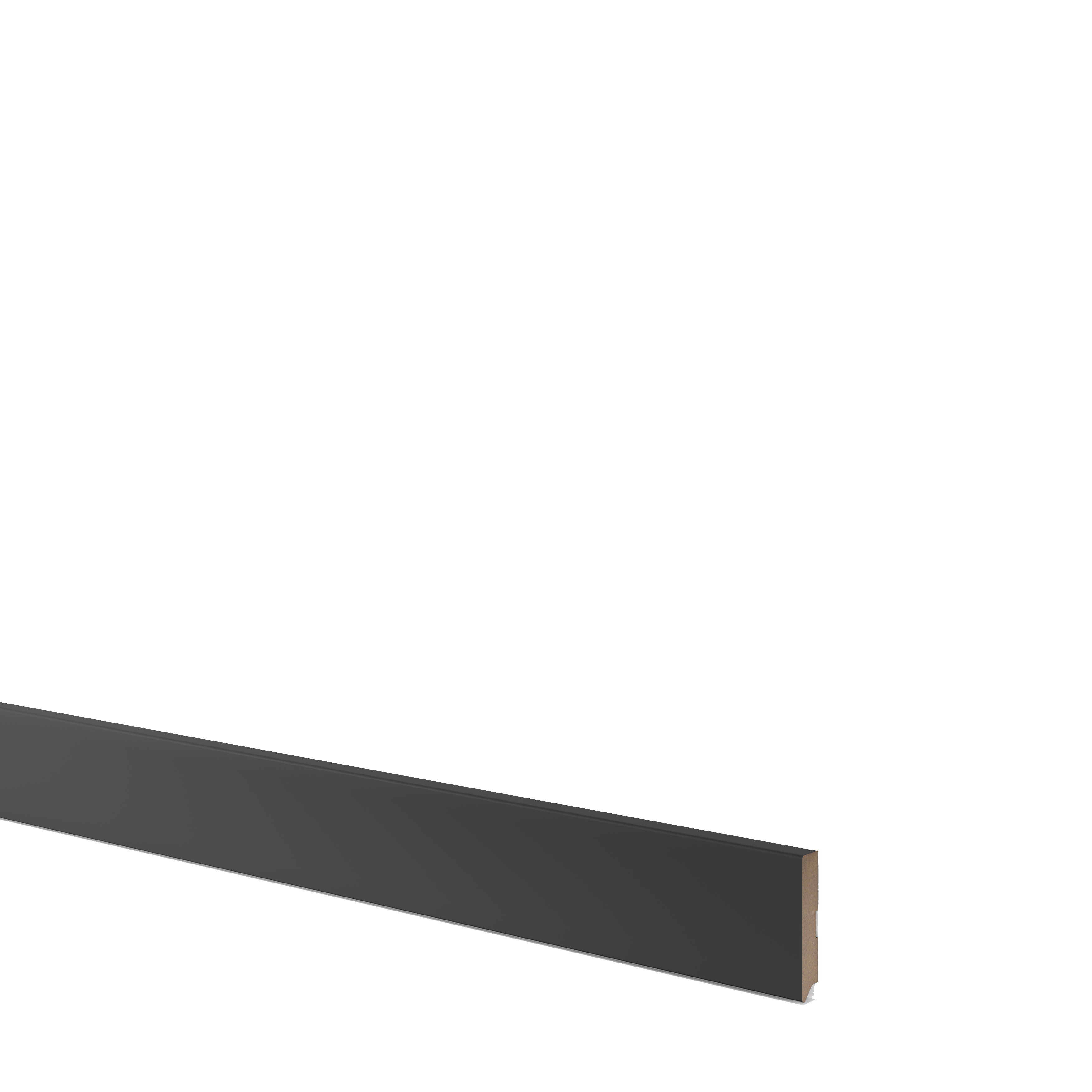 LISTWY PRZYPODŁOGOWE - CZARNE - 275 CM - LAMELE3D