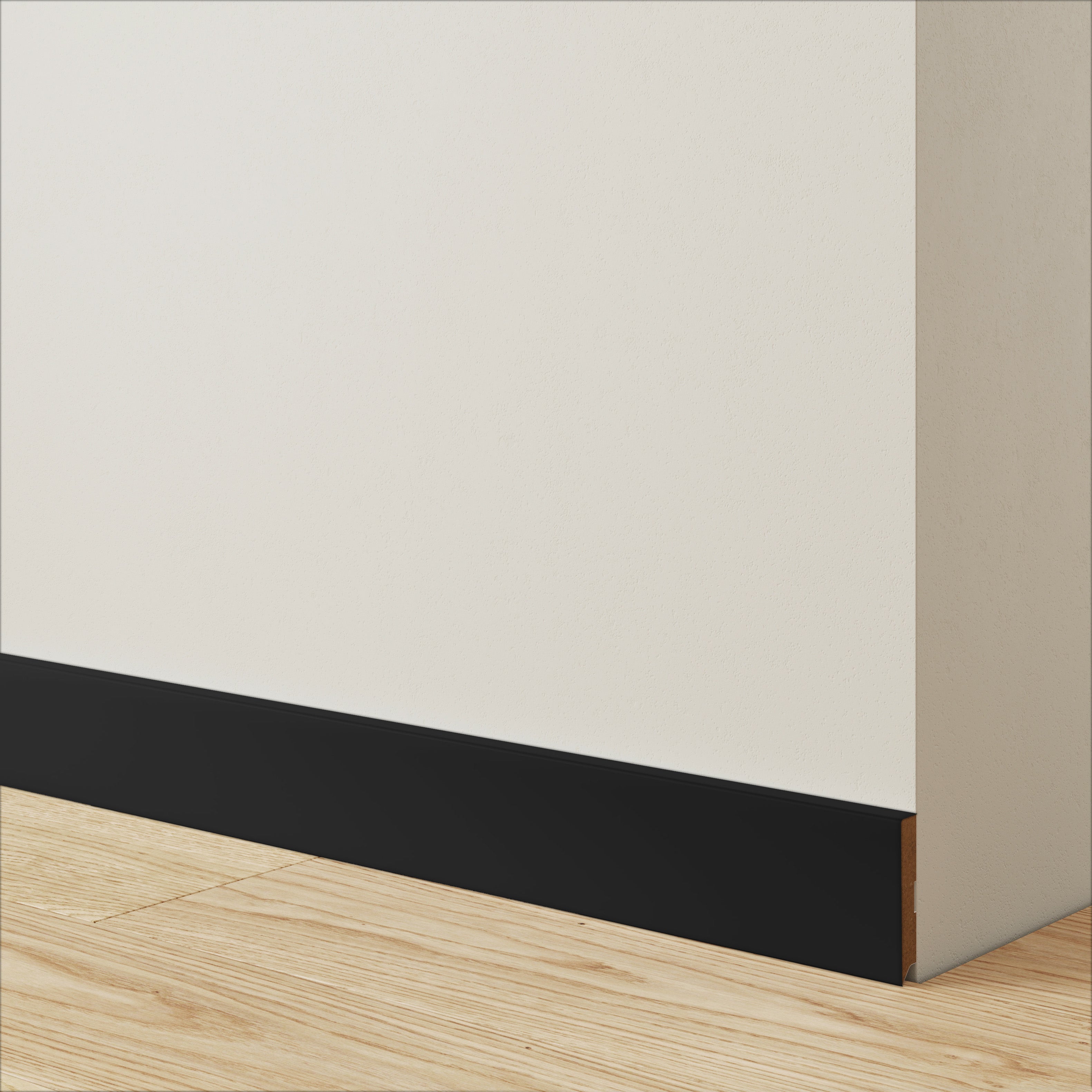 LISTWY PRZYPODŁOGOWE - CZARNE - 275 CM - LAMELE3D