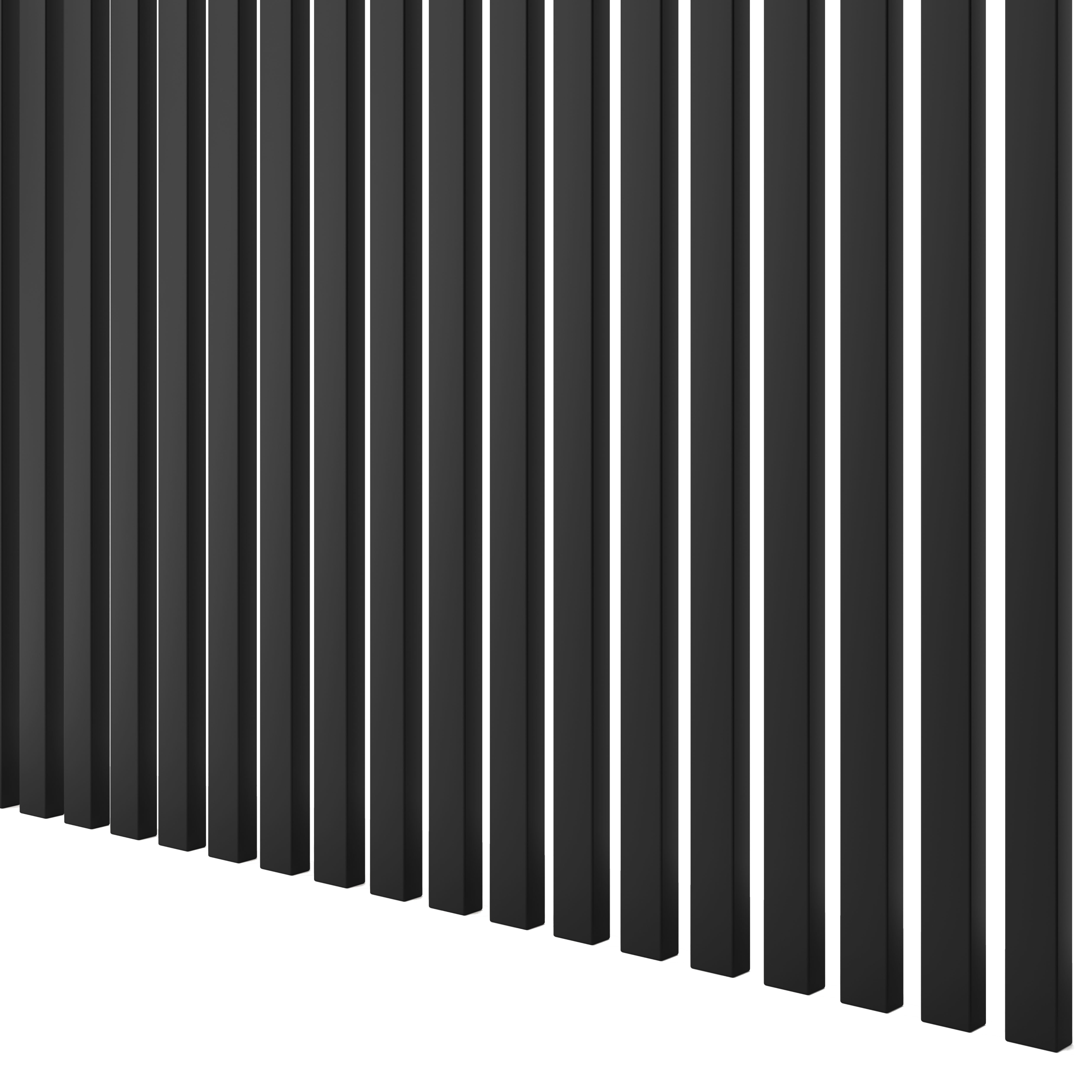 LAMELE 3D SLIM - CZARNY MAT