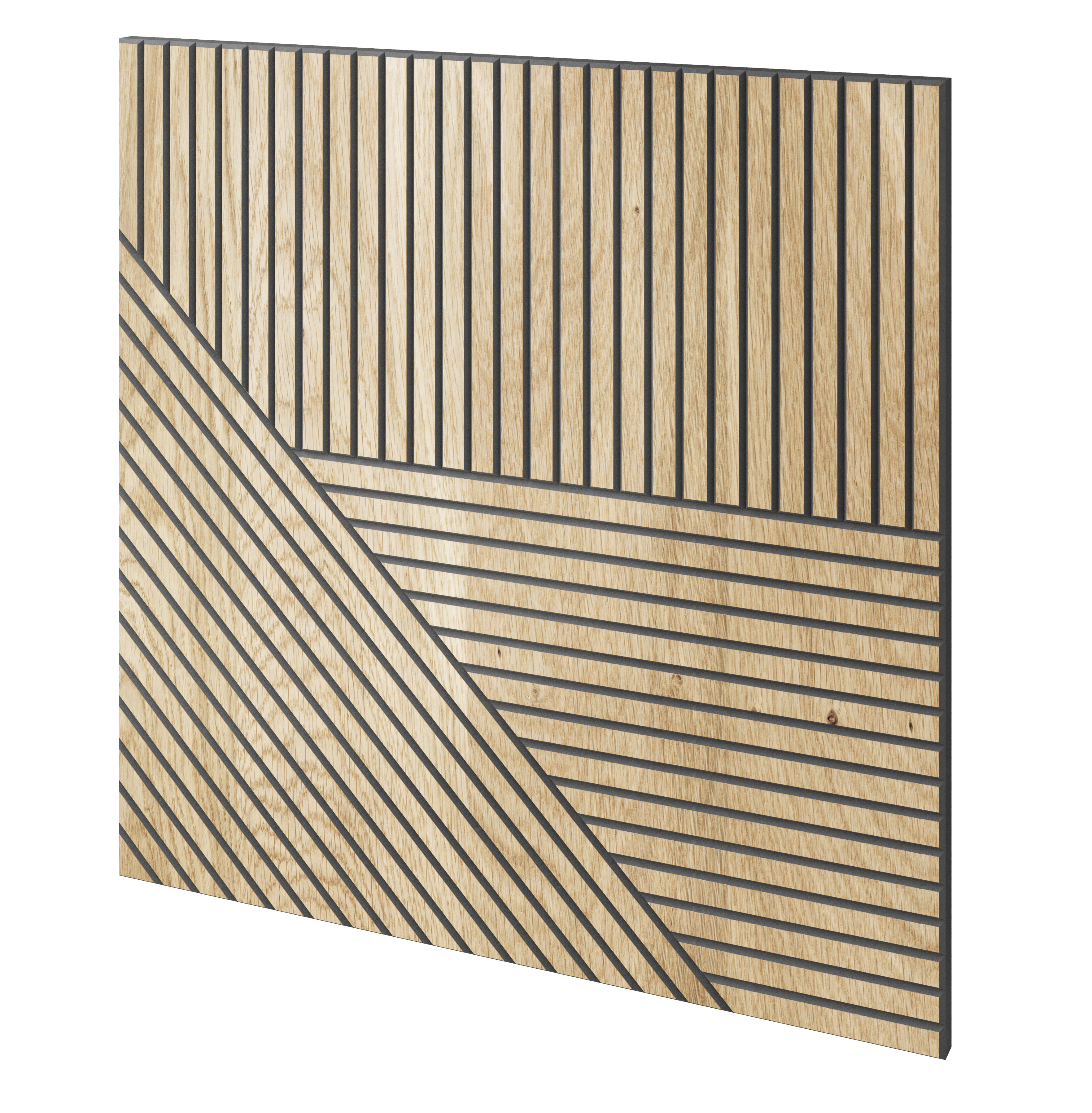 PANEL FREZOWANY - TOLEDO - LAMELE3D