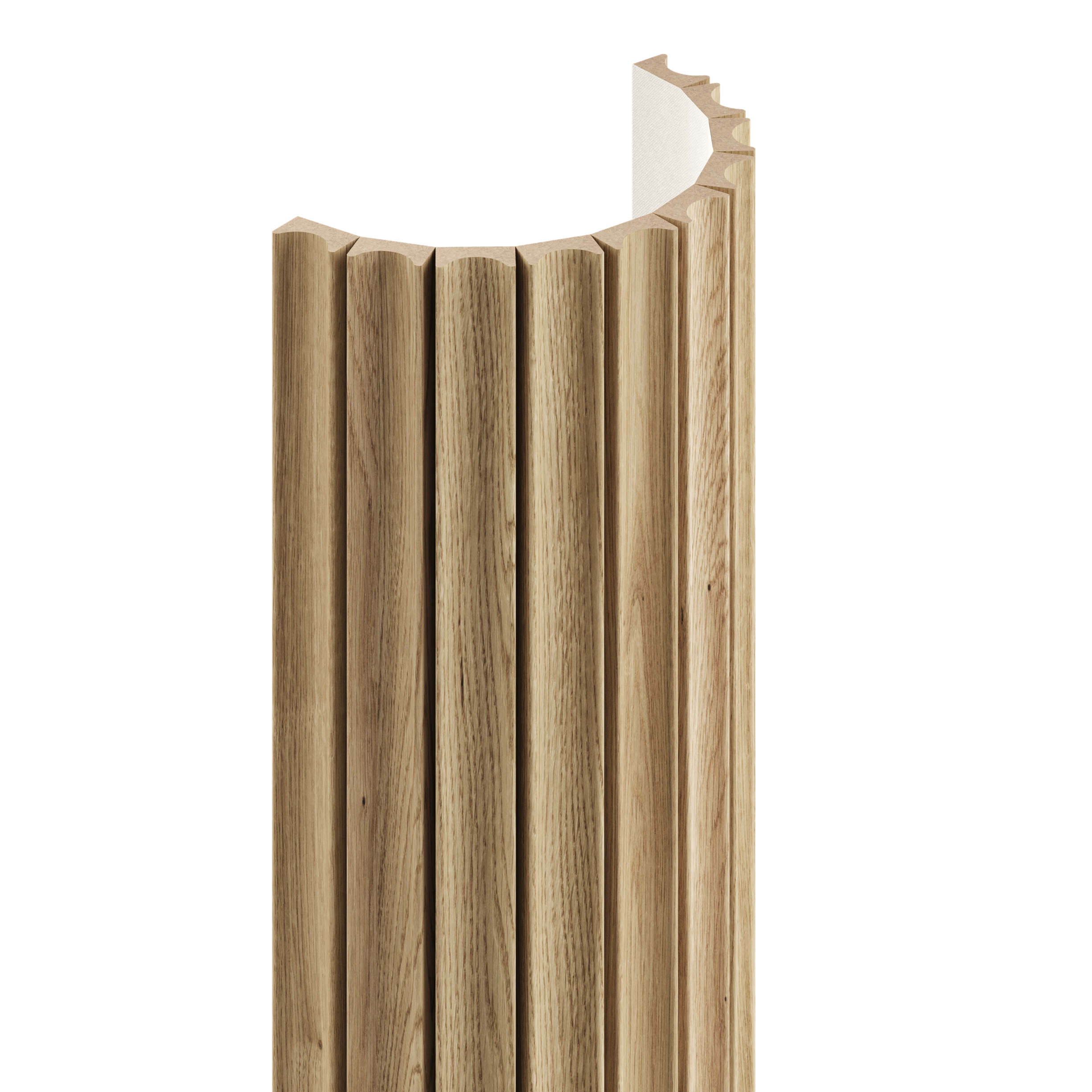 LAMELE NA TKANINIE VIK - FORNIR DĘBOWY - LAMELE3D