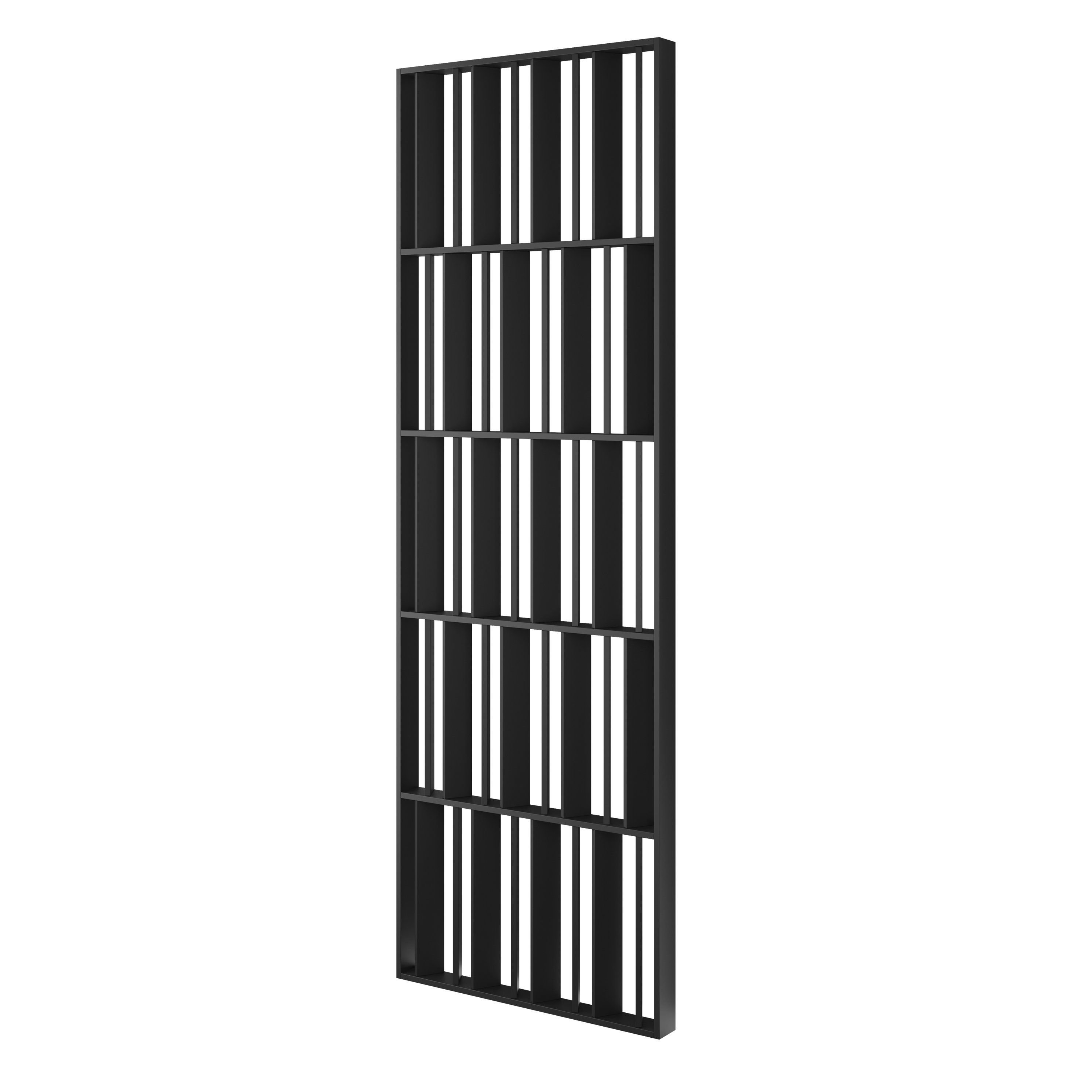 ŚCIANKA JAPANDI - CZARNY MAT - LAMELE3D